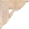 Ekena Millwork Balboa Traditional Smooth Bracket w/ Offset Brace, Douglas Fir, 7 1/2"W x 18"D x 18"H BKT0806X18X18BOA01SDF - alternate 2